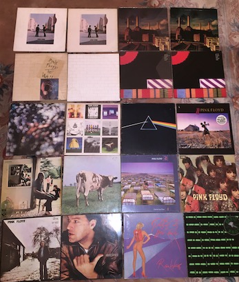 Biriktirdiğim Pink Floyd LPlerim